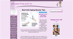 Desktop Screenshot of anti-aging-beauty-guide.com